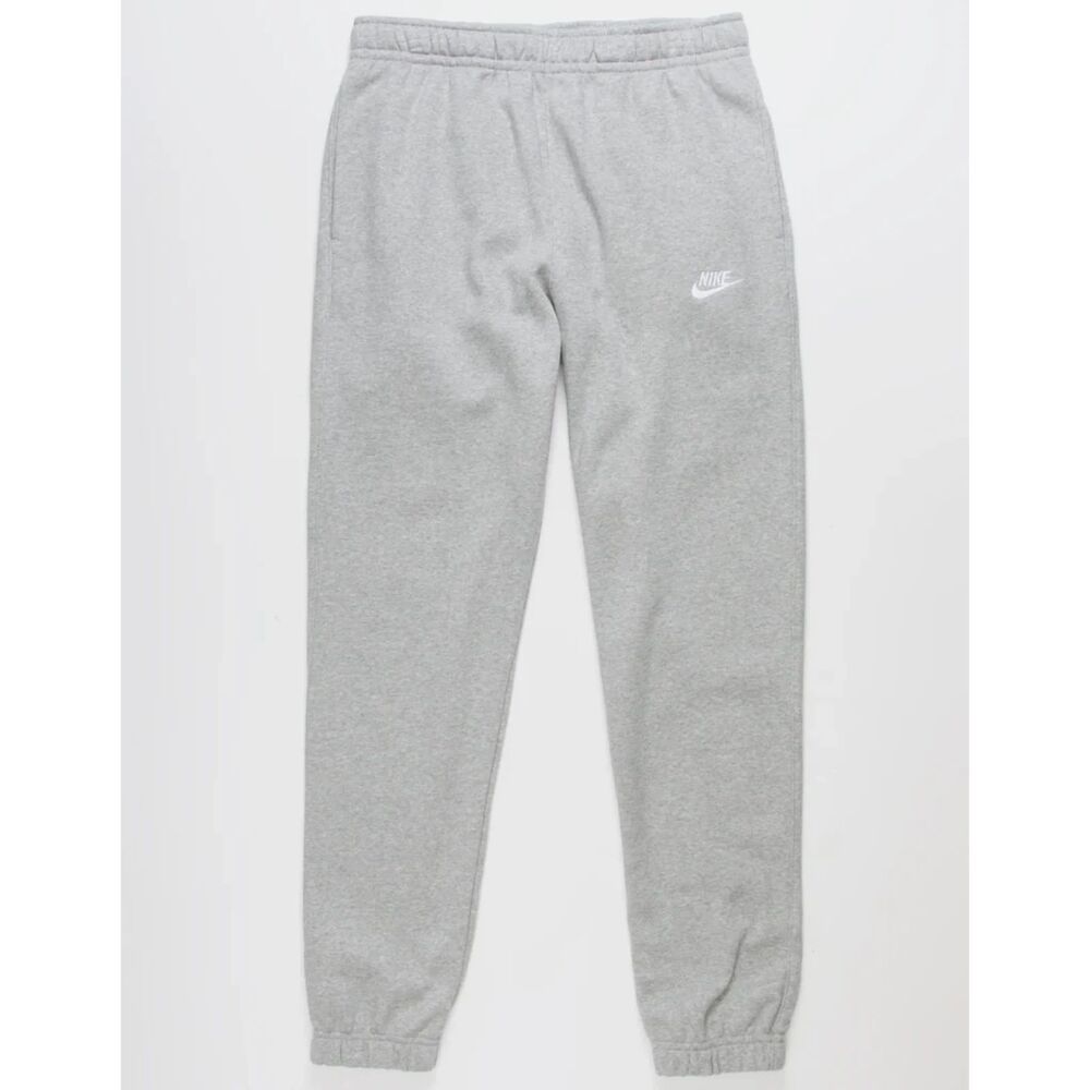 Nike Sportswear Club Fleece Sweatpants Gray S Mens Joggers Swoosh Loungewear